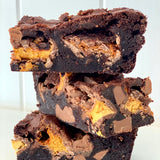 Violet Crumble Chocolate Brownies